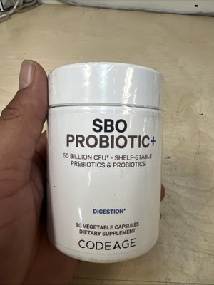 Codeage SBO Probiotic Digestion Dietary Supplement 90 Cnt Vegetable Capsules