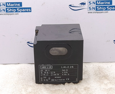 Landis & Gyr LAL2.25 Burner Controller Series 02 220-240Vac 3.5A 50/60Hz SP29U3I