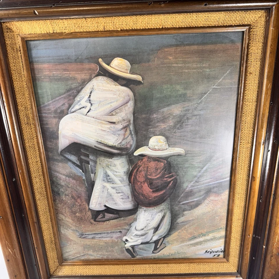 David Alfaro Siqueiros Caminantes 1896-1974 Mexican Artist Print From 1952 - Image 2 of 4