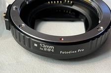 Fotodiox Pro Macro Extension Tube 13mm Section for Canon EOS Auto Lens