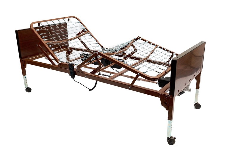 Invacare Medical Semi Electric Hospital Bed. Includes side rails.NO MATTRESS