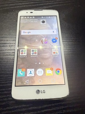 LG K7 - MetroPCS 8GB White - Fair Condition