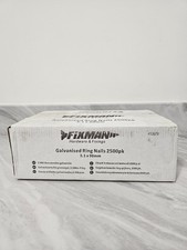 Fixman Galvanised Ring Nails 3.1 x 90mm Box of 2500pk for Framing & Construction