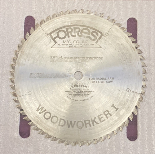 FORREST 10" Woodworker I Saw Blade 60T