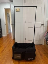 Kendall Country Rolling Dance Bag with Garment Rack, Black, Medium 22" OPEN BOX