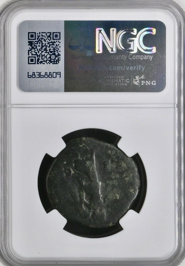Emperor Marcus Aurelius Sestertius 161-180 AD NGC Certified Ancient Roman Coin - Image 2 of 4
