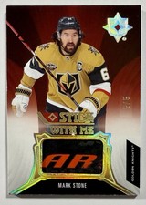 2021-22 Ultimate Collection Hockey 🔥 MARK STONE 🔥Stick With Me #SWM-MS (5/5)