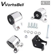 for Honda Civic EK 1996-2000 Silver Swap Engine Motor Mounts B16 B18 B/D Series 