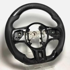 Real Carbon Leather For 08-15 Mitsubishi Evolution X Steering Wheel Evo10 Evo 10 Real Carbon Leather For 08-15 Mitsubishi Evolution X Steering Wheel Evo10 Evo 10