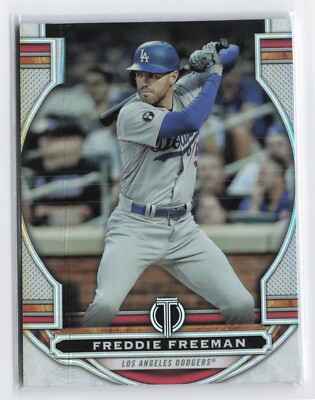 2023 Topps Tribute Freddie Freeman #81 Triple Threads Dodgers