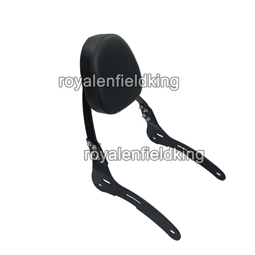 Fit For Royal Enfield Super Meteor 650 "Rear Luggage Rack With Backrest, Black" - Picture 4 of 15