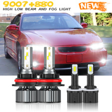 For Pontiac Grand Prix 1997-2003 6500k Led Headlight Fog Light Bulbs Combo 4pc For Pontiac Grand Prix 1997-2003 6500k Led Headlight Fog Light Bulbs Combo 4pc