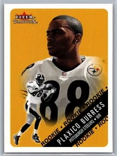 2000 fleer tradition football plaxico burress rookie card #327