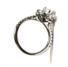 GIA certified Vera Wang 14k white gold 1.45ct round diamond engagement ring 4g — photo 10