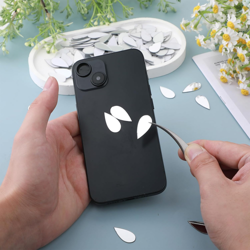 Teardrop Small Mirrors for Crafts, 200Pcs 0.5X1 Inch Craft Mirrors Mirror Tiles - Picture 4 of 7