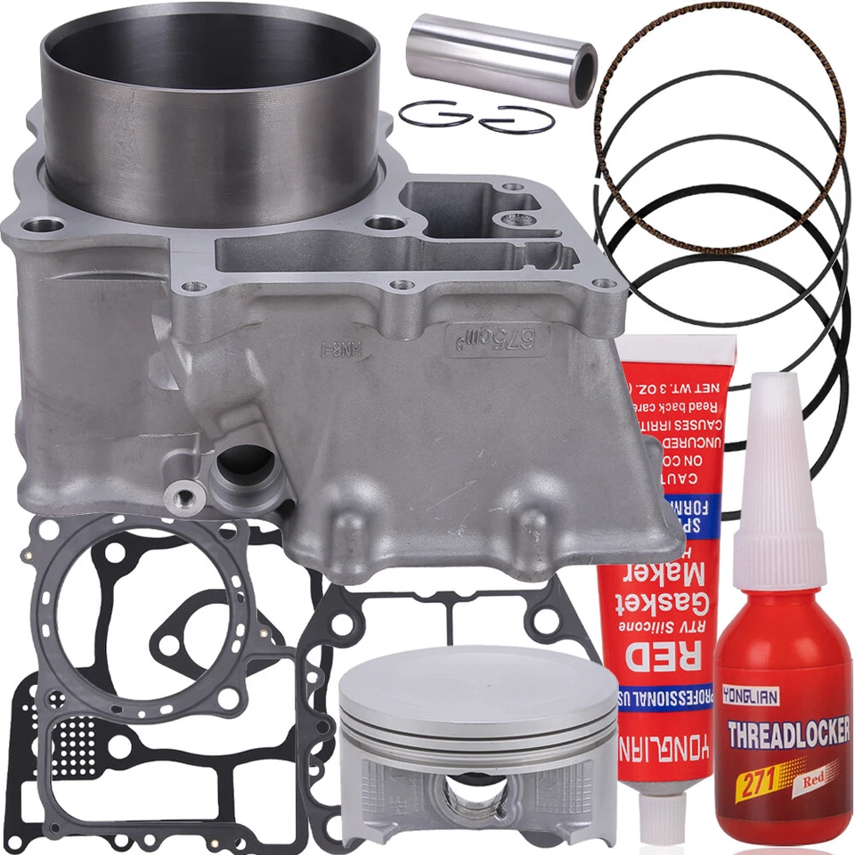 Cylinder Piston Gasket Top End Kit For Honda Rincon 680 TRX680 FA/FGA 2006-2022 - Image 2 of 4