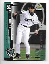ICHIRO SUZUKI 2001 Upper Deck Collectibles Ichiro Tribute to 51 #I6 SEATTLE