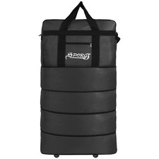 Large 40" Expandable Wheeled Duffle Bag Foldable Rolling Luggage Travel Suitcase