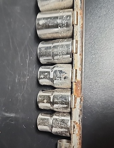 Juego de herramientas de enchufe Craftsman 3/8" unidad 10 piezas serie EE poco profundo 1/4" - 13/16 - Imagen 8 de 15