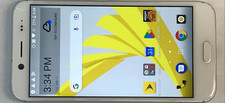 SPRINT HTC Bolt 2PYB2 32GB 4G LTE Silver Smart Cell Phone CRACKS / FOR PARTS 