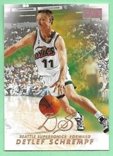 1998-99 Skybox Premium DETLEF SCHREMPF #28 Seattle Supersonics👍
