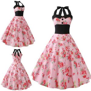 retro halter dress