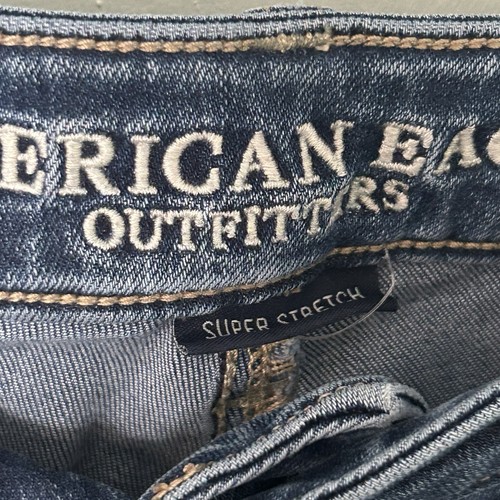 American Eagle Blue Super Hi-Rise Jegging Jeans Size 2 - Picture 6 of 11