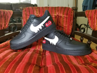 custom nike air force 1 black