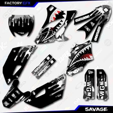 Gray Savage Racing Camo Graphics kit fits 15-21 Yamaha Yz85 YZ 85 # Plate