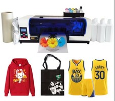 for T-shirt ,Garment Sweatshirt Jeans A3  XP600 Printhead DTF Printer