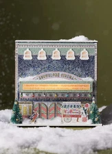 Anthropologie George &Viv Cinema Emily Taylor Village Light Up Movie Theatre NEW