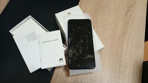 Huawei P smart (2019) POT-LX3 - 64GB - Aurora Blue (Ohne Simlock) Displayschaden