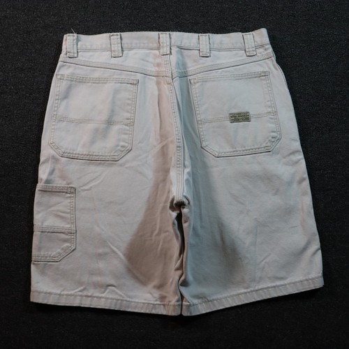 Y2K/2000s WRANGLER AUTHENTIC BAGGY CARPENTER BEIGE SHORTS W34