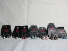 Lot of 7 Paparazzi Silver Tone Assorted Multi-Color Dangle Pierced Earring Sets