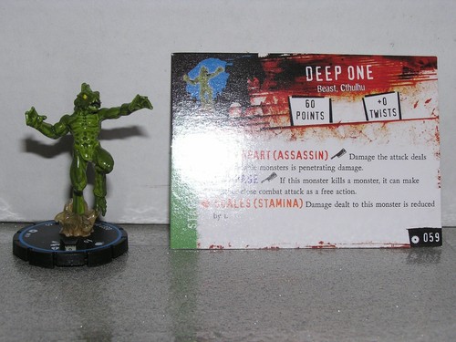 Horrorclix Base Set HRC-059 Deep One