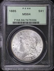 1885-P $1 Morgan Silver Dollar PCGS MS 64 | OGH Uncirculated UNC BU