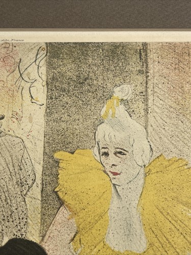 TOULOUSE LAUTREC OFFSET LITHOGRAPH CLOWNESS RARE LIMITED EDITION MUSEE D ALBI - Picture 6 of 16
