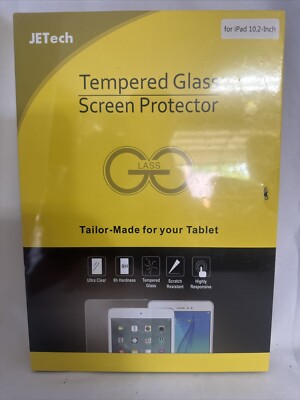 JETech Screen Protector for iPad 9/8/7 2021/2020/2019 10.2-Inch Tempered Glass