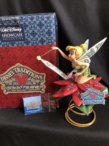 JIM SHORE DISNEY TRADITIONS TINKERBELL A Touch Of Sparkle 4023546 Tree Topper - Picture 5 of 12