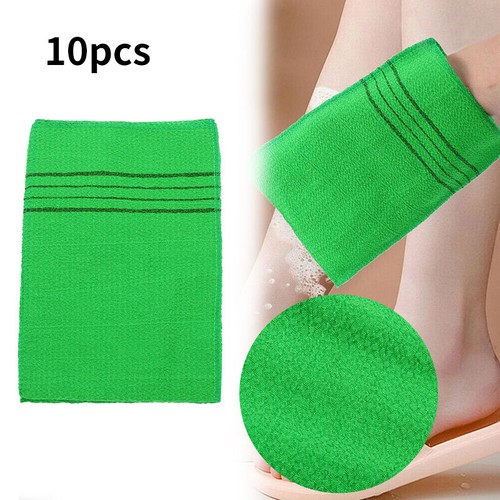 10pcs Italy Korean Exfoliating Bath Washcloth Body Scrub Wash Cloth