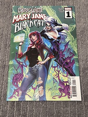 Mary Jane & Black Cat #1 - Dark Web - J Scott Campbell Cover