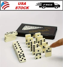 DOMINOES Double Six Game Mini Set – 28 Tiles & Case