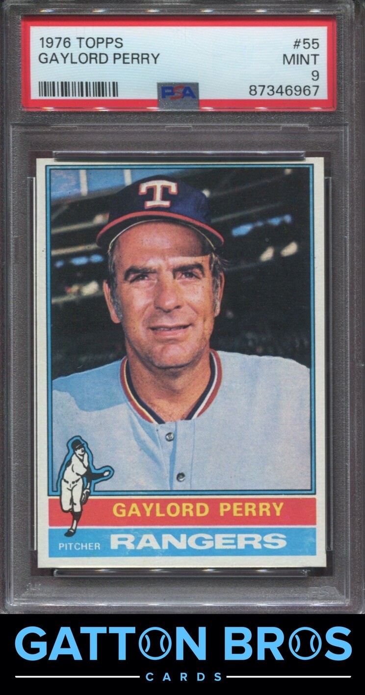 1976 Topps Gaylord Perry #55 PSA 9 MINT
