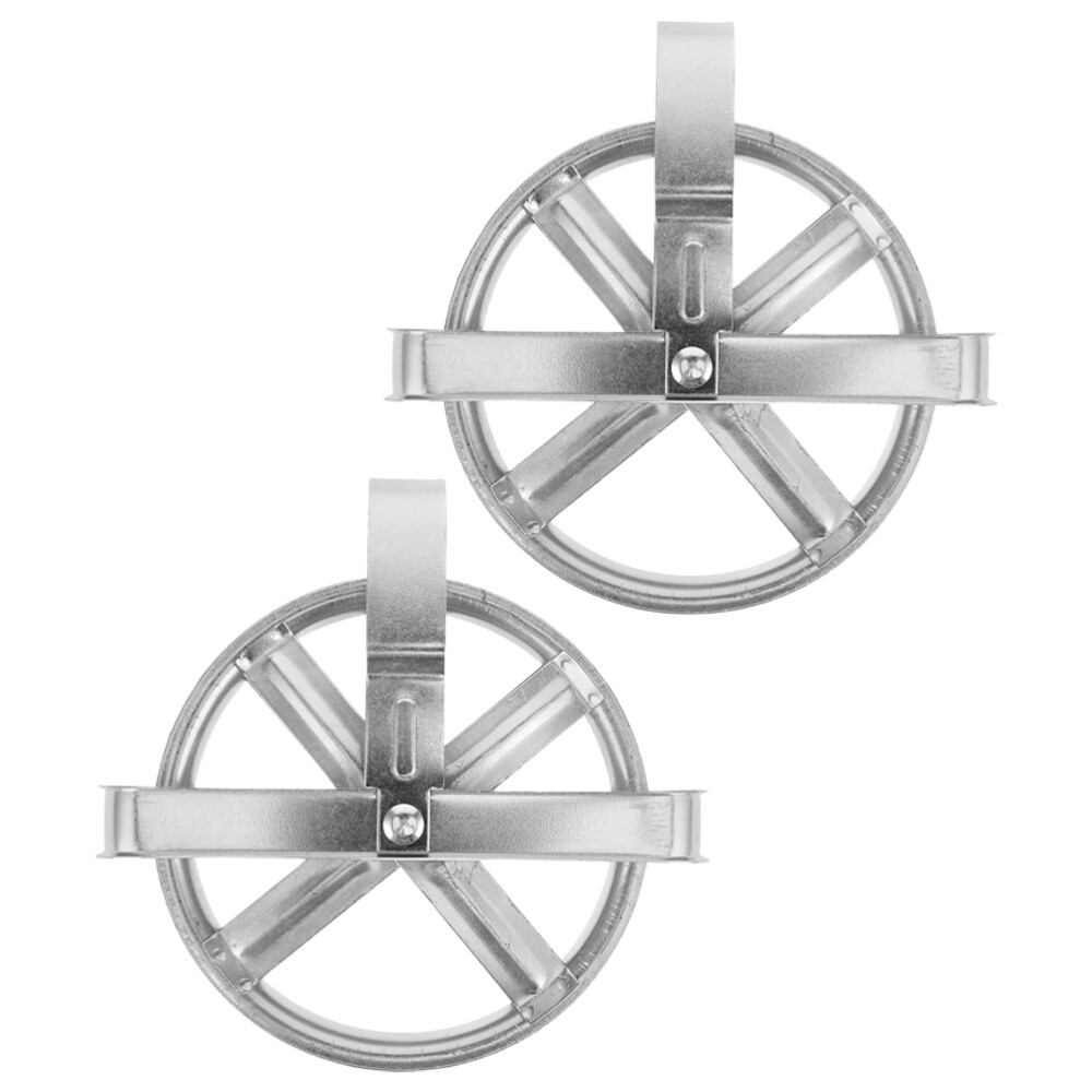 2pcs Clothes Lines Pulley Replacement Clothing Hanging Rope Iron Pulley for
