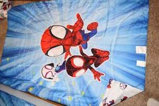 L7 NWOT SPIDER-MAN Reversible TODDLER Bed Microfiber Comforter Blanket Spiderman