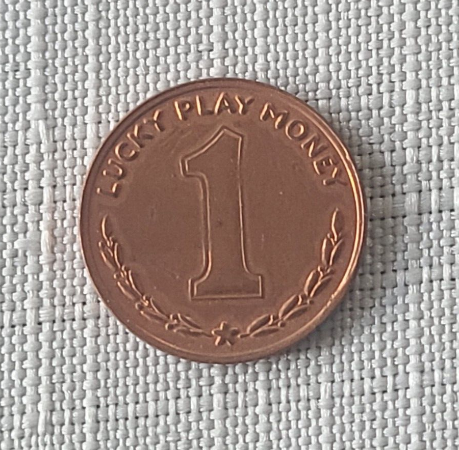 lot of 25 Franklin D. Roosevelt Lucky Play Money 1 Cent FDR Token Coin