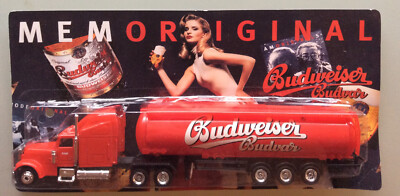 Miniatur Werbetruck LKW Freightliner Budweiser Budvar Memoriginal