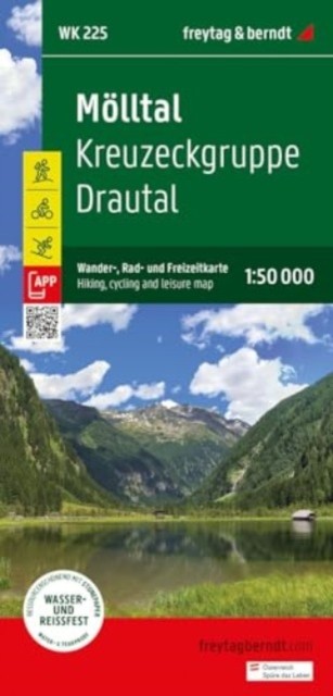 Molltal Hiking Cycling  Leisure Map by Freytag-Berndt 9783707923452