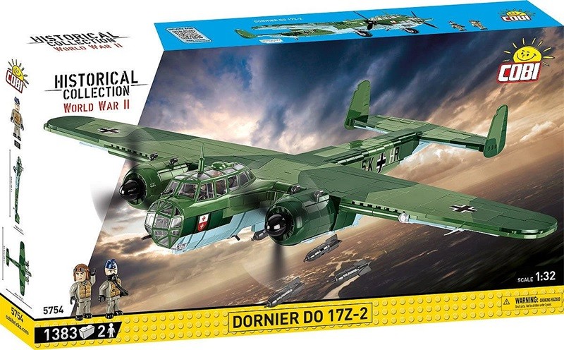 Cobi 5754 - Historical Collection - World War II - DORNIER DO 17 Z-2 - New