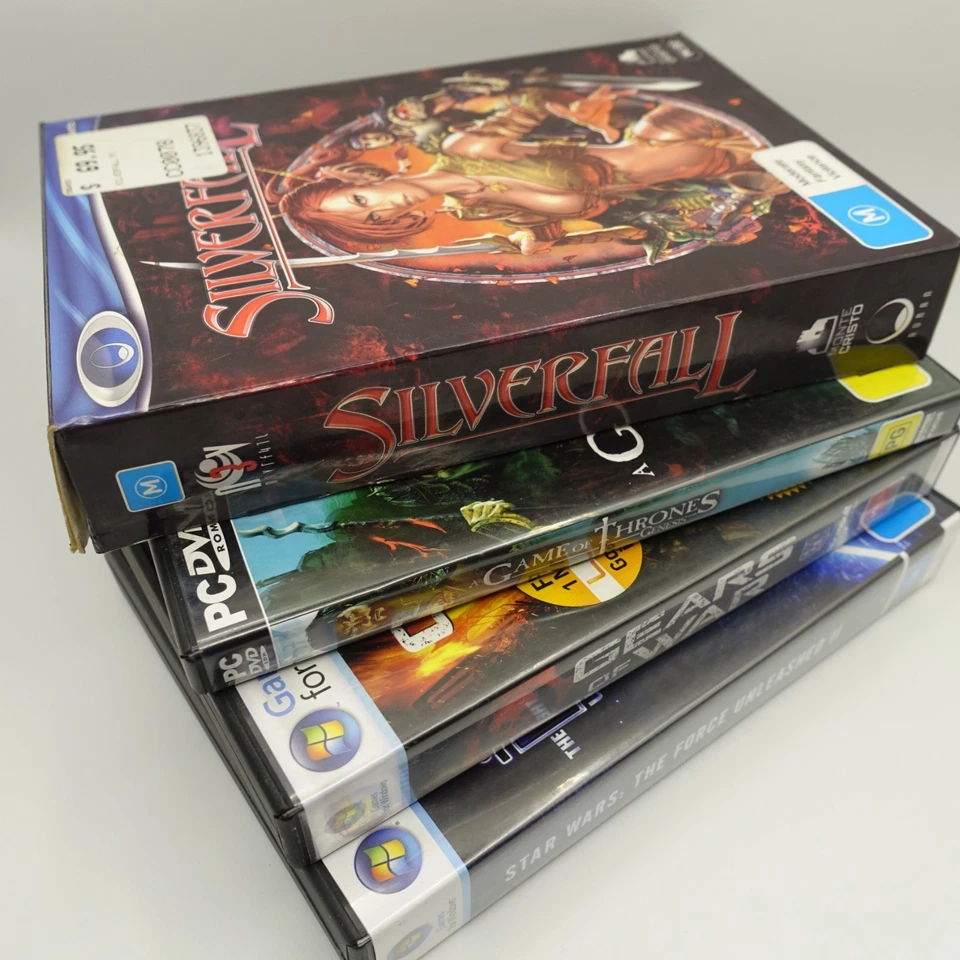 PC Games Bundle Silverfall Big Box Gears Of War Star Wars Force Unleashed II GOT - Image 2 of 4